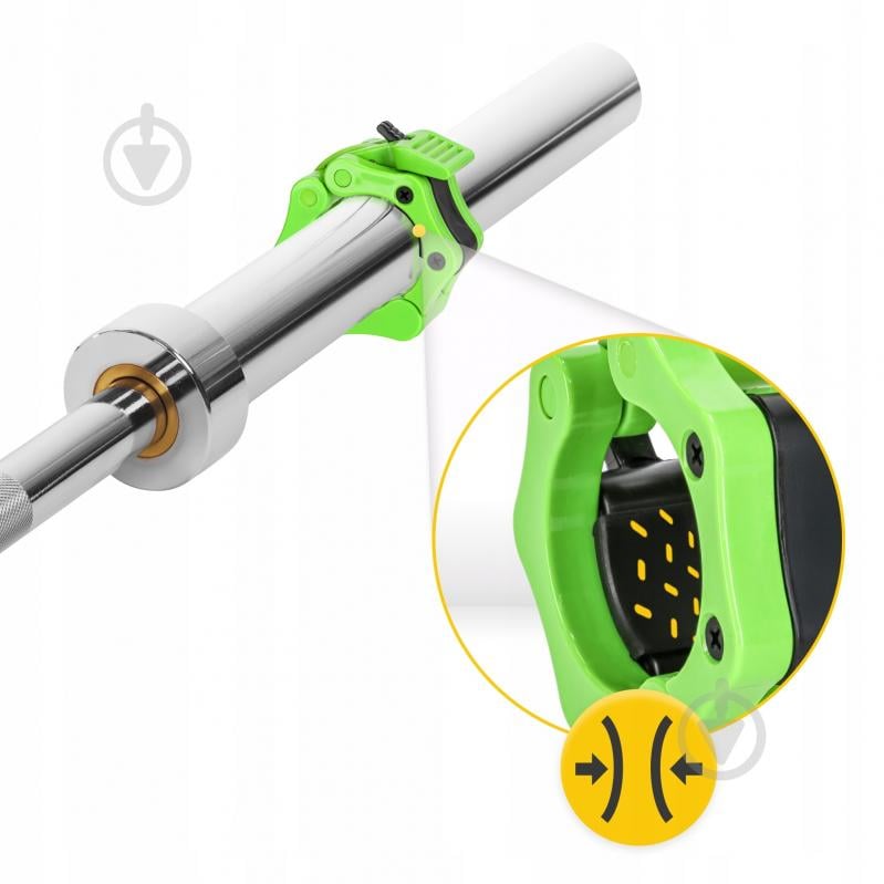 Замок для грифа (затискач) Quick Release 50 мм 2 шт. (P-5907739317391) 4fizjo 4FJ0521 - фото 3 Замок для грифа (затискач) Quick Release 50 мм 2 шт. (P-5907739317391) 4fizjo 4FJ0521 - фото 3