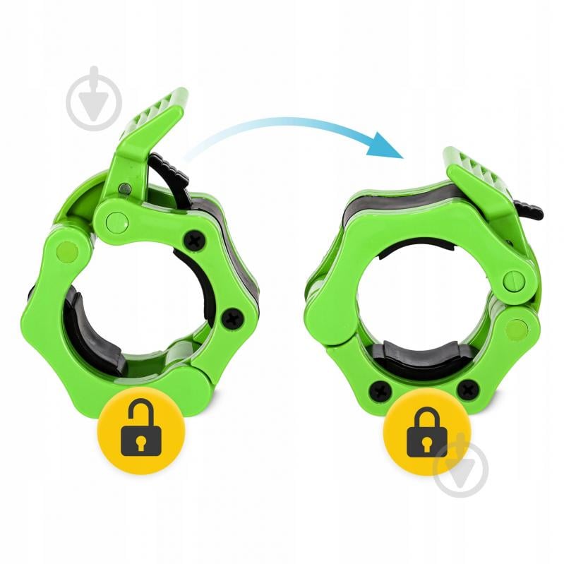 Замок для грифа (затискач) Quick Release 50 мм 2 шт. (P-5907739317391) 4fizjo 4FJ0521 - фото 6 Замок для грифа (затискач) Quick Release 50 мм 2 шт. (P-5907739317391) 4fizjo 4FJ0521 - фото 6