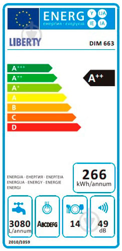 Посудомоечная машина Liberty DIM 663 - фото 8