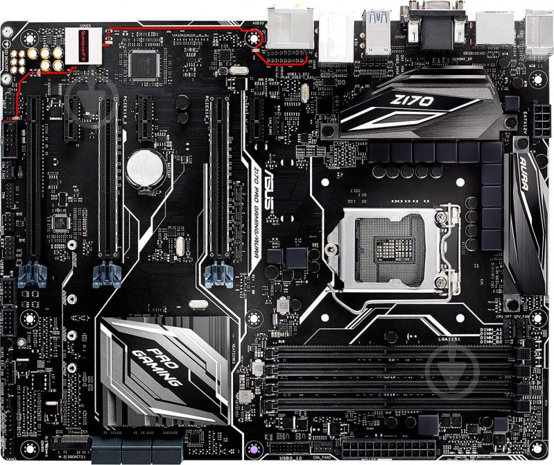 Материнская плата Asus Z170_PRO_GAMING/AURA (Socket 1151, Intel Z170, ATX) - фото 1