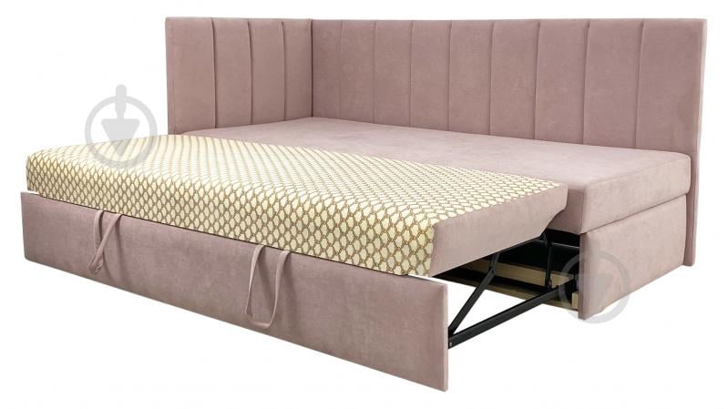 Диван прямой Кедр Виктория L розовый 1980x900x930 мм - фото 3