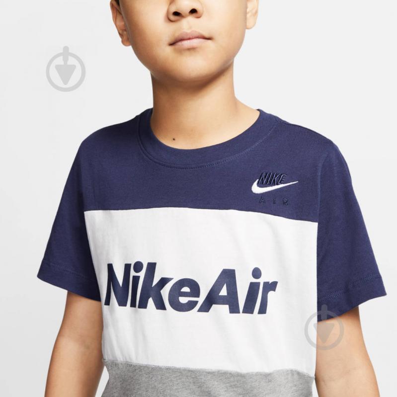 Футболка Nike B NSW AIR TEE SS CV2211-411 р.L темно-синій - фото 4