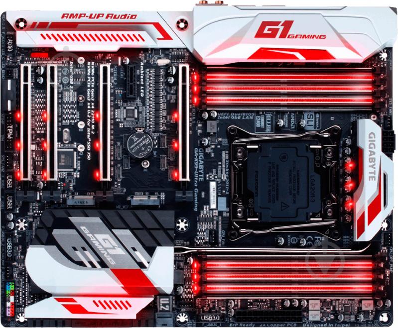 Материнская плата Gigabyte GA-X99-Ultra_Gaming (Socket 2011-3, Intel X99, ATX) - фото 1