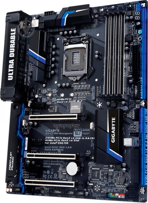 Материнская плата Gigabyte GA-Z170X-Designare (Socket 1151, Intel Z170, ATX) - фото 2