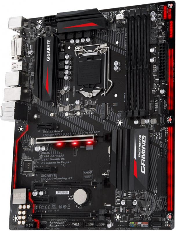 Материнская плата Gigabyte GA-Z270-Gaming_K3 (Socket 1151, Intel Z270, ATX) - фото 3