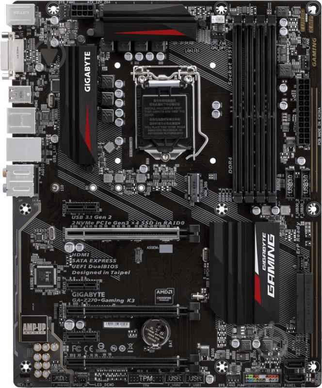 Материнська плата Gigabyte GA-Z270-Gaming_K3 (Socket 1151, Intel Z270, ATX) - фото 2