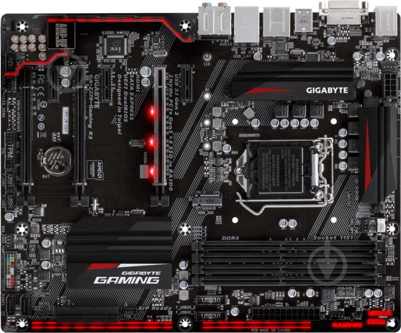 Материнська плата Gigabyte GA-Z270-Gaming_K3 (Socket 1151, Intel Z270, ATX) - фото 1