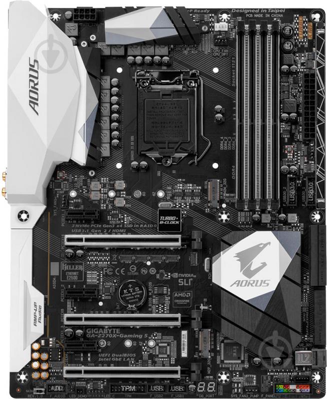 Материнська плата Gigabyte GA-Z270X-Gaming_5 (Socket 1151, Intel Z270, ATX) - фото 2