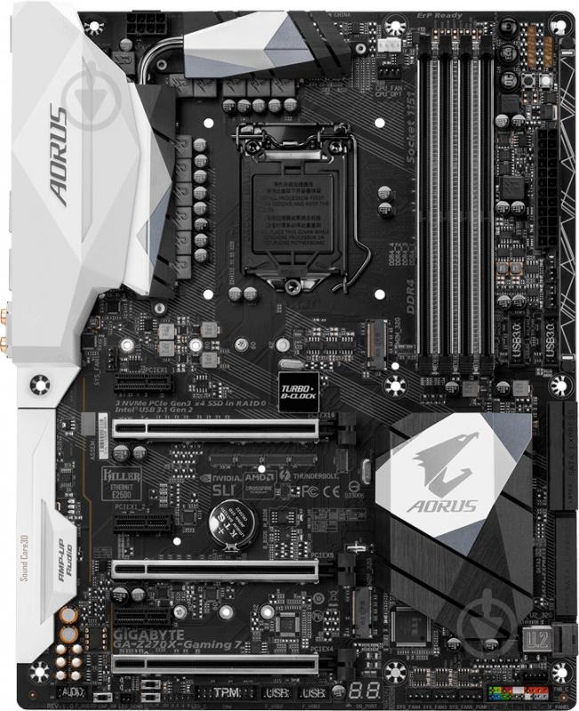 Материнська плата Gigabyte GA-Z270X-Gaming_7 (Socket 1151, Intel Z270, ATX) - фото 2