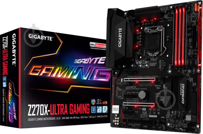 Материнська плата Gigabyte GA-Z270X-Ultra_Gaming (Socket 1151, Intel Z270, ATX) - фото 5