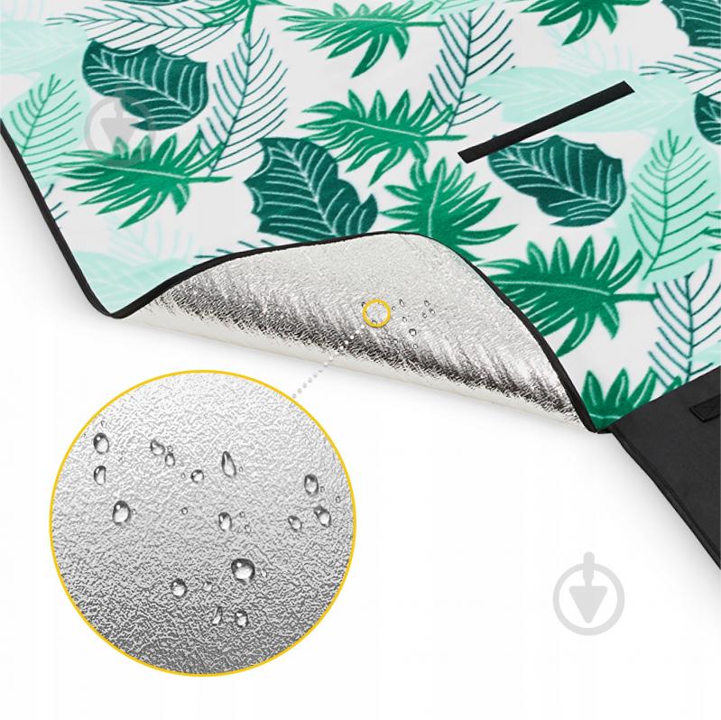 Коврик для пикника 4fizjo (P-5905973400930) 4FJ0623 200x200 см зеленый с белым - фото 13 Коврик для пикника 4fizjo (P-5905973400930) 4FJ0623 200x200 см зеленый с белым - фото 13