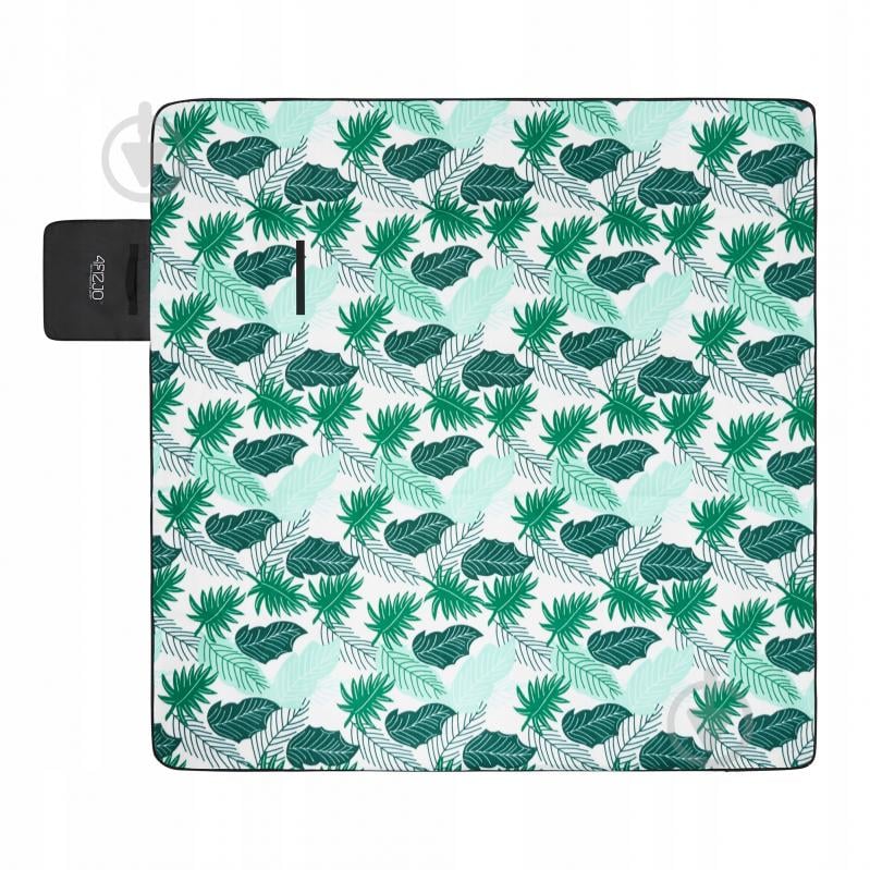 Коврик для пикника 4fizjo (P-5905973400930) 4FJ0623 200x200 см зеленый с белым - фото 5 Коврик для пикника 4fizjo (P-5905973400930) 4FJ0623 200x200 см зеленый с белым - фото 5