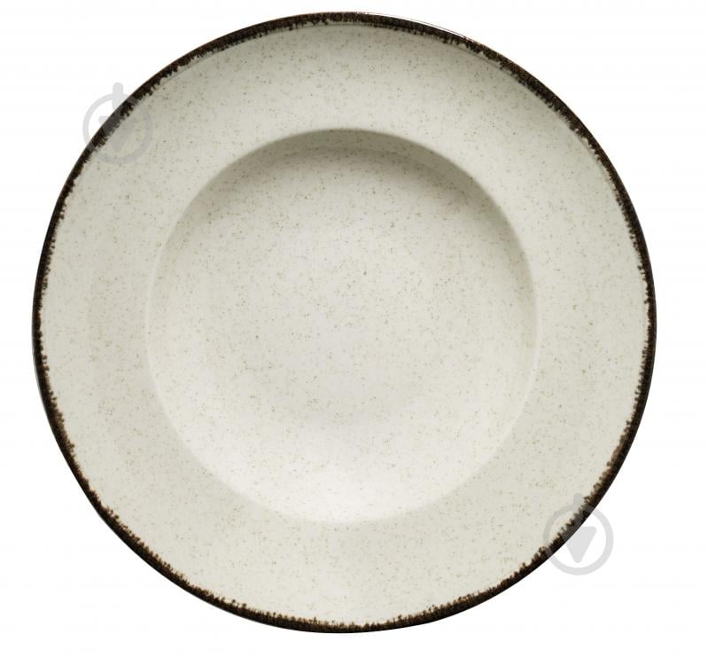 Тарелка для пасты Kutahya Color Х 27 см 400 мл бежевая - фото 1