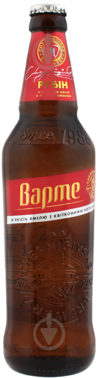 Пиво Чернігівське Варте Рубін напівтемне 4,5% 0,5 л - фото 1