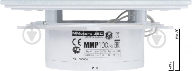 Вентилятор MMotors ММ-Р 06 білий глянець надтонкий - фото 4 Вентилятор MMotors ММ-Р 06 білий глянець надтонкий - фото 4
