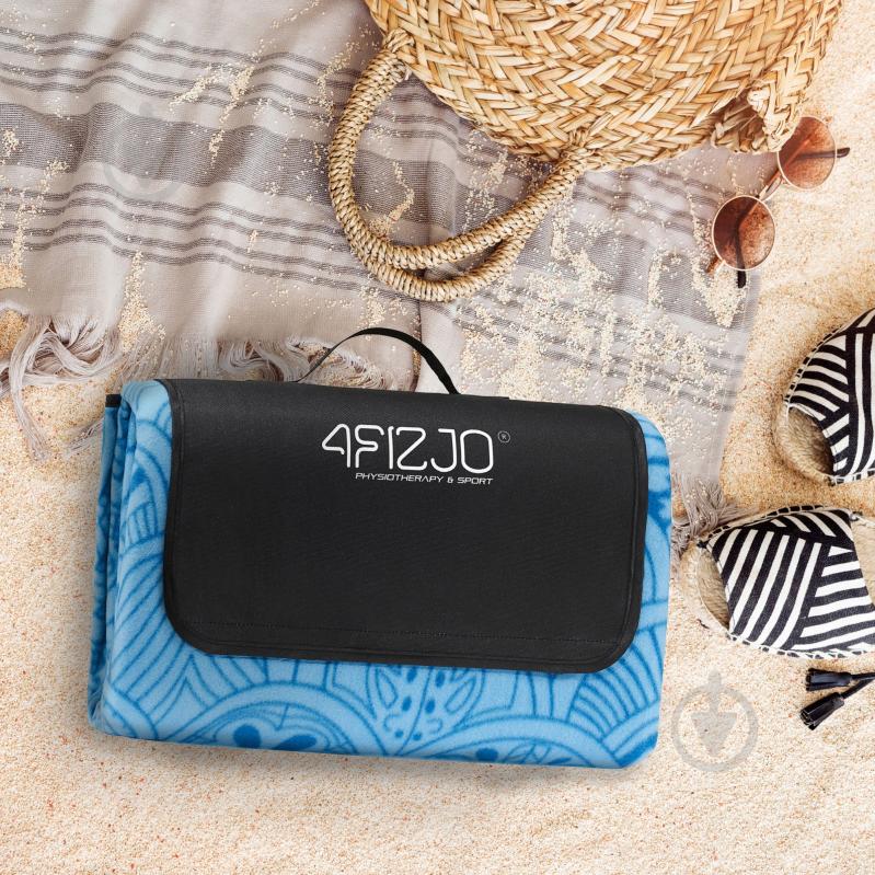 Килимок для пікніка 4fizjo (P-5905973400947) 4FJ0624 200x200 см синьо-блакитний - фото 3 Килимок для пікніка 4fizjo (P-5905973400947) 4FJ0624 200x200 см синьо-блакитний - фото 3