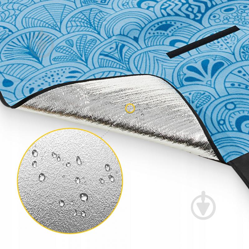 Килимок для пікніка 4fizjo (P-5905973400947) 4FJ0624 200x200 см синьо-блакитний - фото 2 Килимок для пікніка 4fizjo (P-5905973400947) 4FJ0624 200x200 см синьо-блакитний - фото 2