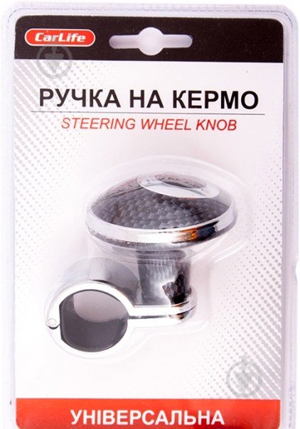 Ручка CarLife на кермо карбон WK544 - фото 2