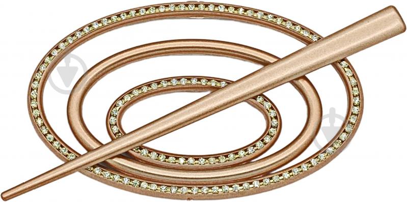 Заколка Овал 3 Элит 60х100 мм медь В0032-8 MISLT - фото 2