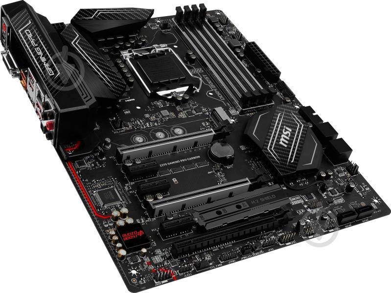 Материнська плата MSI Z270_GAMING_PRO_CARBON (Socket 1151, Intel Z270, ATX) - фото 4