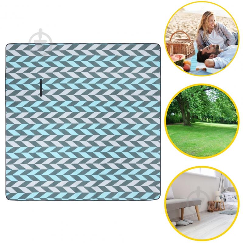 Килимок для пікніка 4fizjo (P-5907739317193) 4FJ0391 200x200 см різнокольоровий - фото 12 Килимок для пікніка 4fizjo (P-5907739317193) 4FJ0391 200x200 см різнокольоровий - фото 12