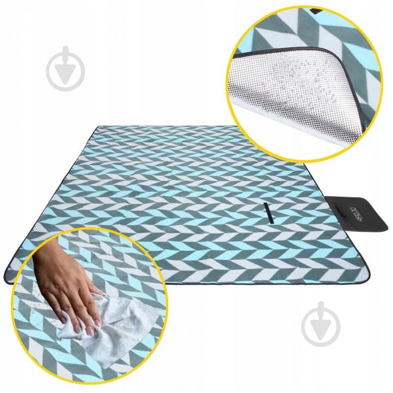 Килимок для пікніка 4fizjo (P-5907739317193) 4FJ0391 200x200 см різнокольоровий - фото 11 Килимок для пікніка 4fizjo (P-5907739317193) 4FJ0391 200x200 см різнокольоровий - фото 11