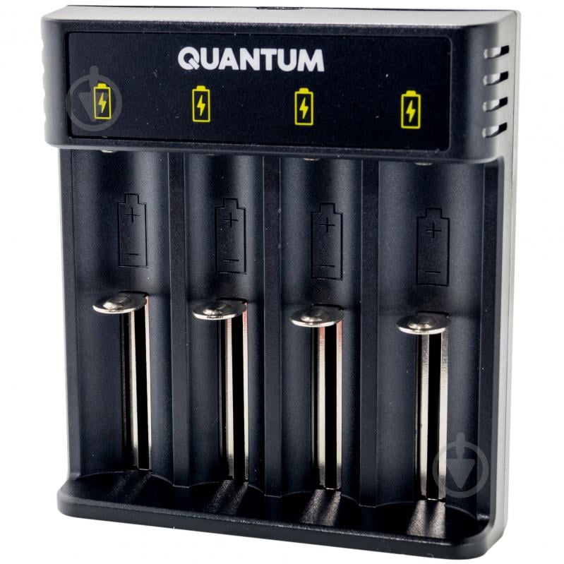 Зарядний пристрій Quantum для Li-ion 3.7V акум. 4-slot (USB) 1 шт. (QM-BC2040) - фото 4