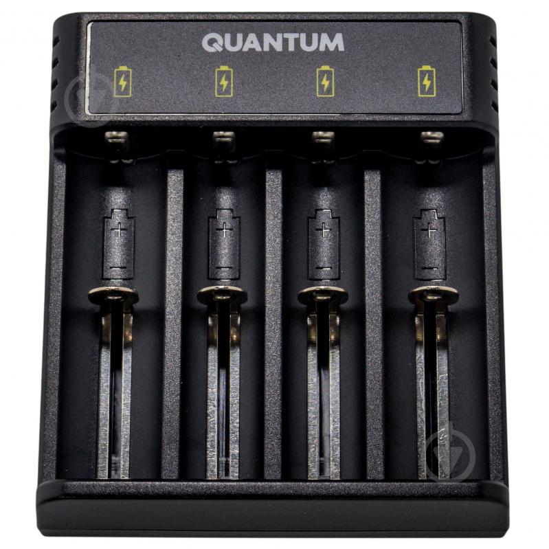 Зарядний пристрій Quantum для Li-ion 3.7V акум. 4-slot (USB) 1 шт. (QM-BC2040) - фото 3