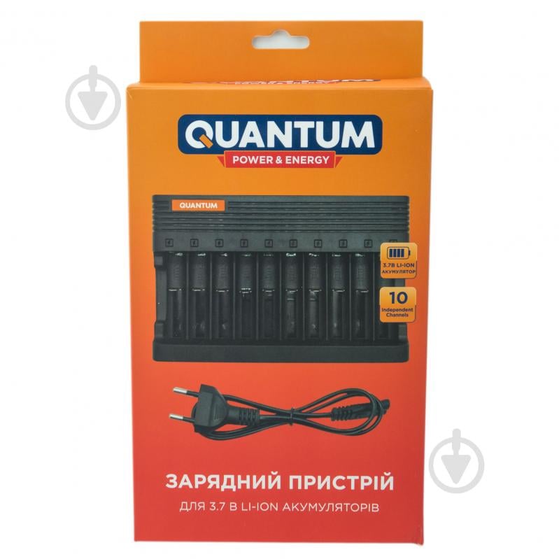 Зарядний пристрій Quantum QM-BC5100 для Li-ion 3.7V акум. 10-slot (220V) 1 шт. (QM-BC5100) - фото 8