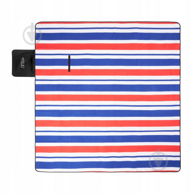 Коврик для пикника 4fizjo (P-5907739317186) 4FJ0393 200x200 см синий с красным - фото 12