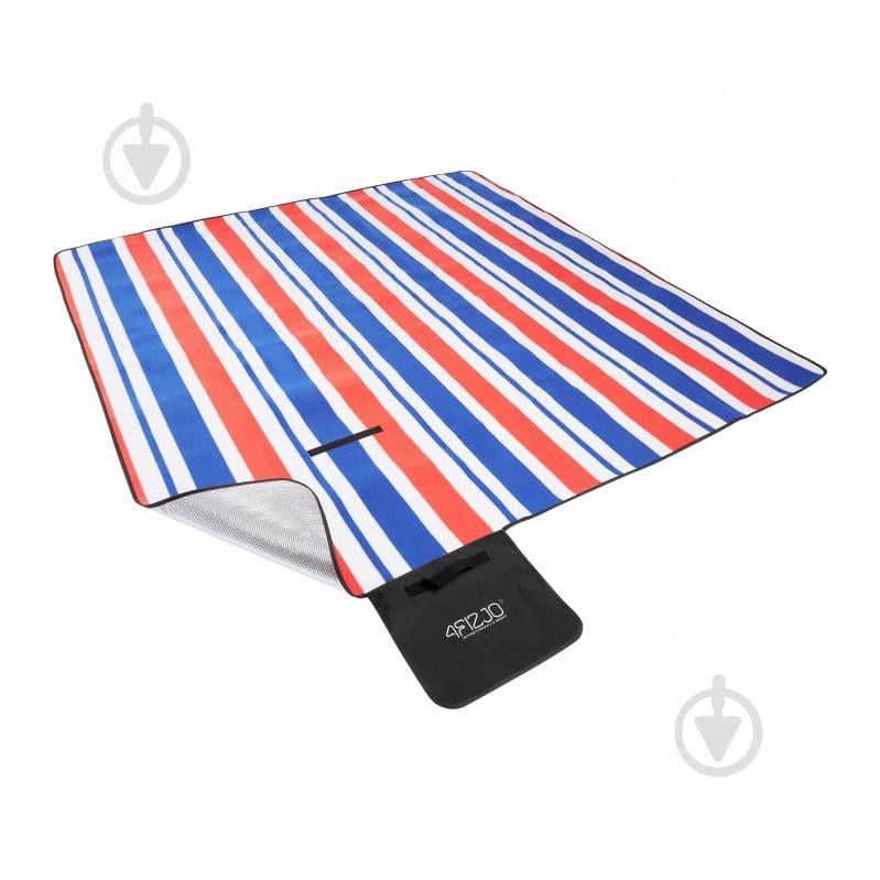 Коврик для пикника 4fizjo (P-5907739317186) 4FJ0393 200x200 см синий с красным - фото 6