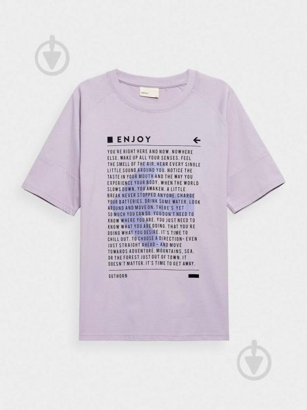 Футболка Outhorn HOL22-TSM617-52S р.XL рожевий - фото 1 Футболка Outhorn HOL22-TSM617-52S р.XL рожевий - фото 1