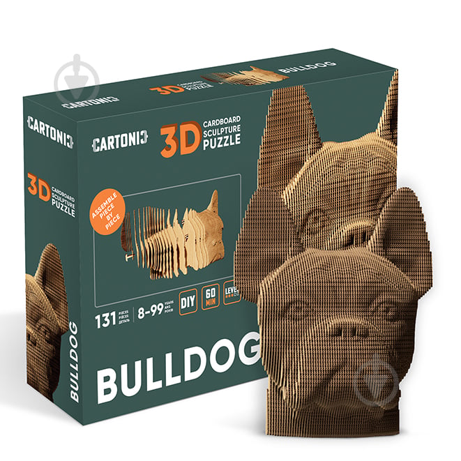 3D-конструктор Cartonic BULLDOG CARTMBDG - фото 1