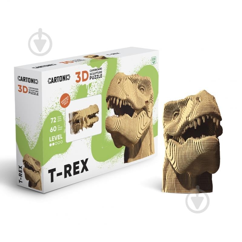 3D-конструктор Cartonic T-REX CARTREX - фото 1