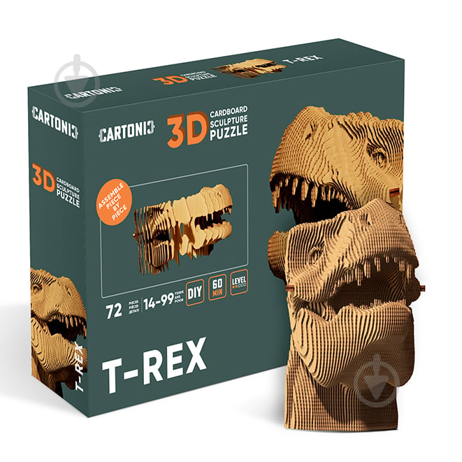 3D-конструктор Cartonic T-REX CARTREX - фото 1