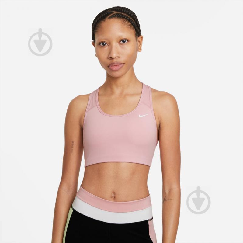 Бра Nike W NK DF SWSH NONPDED BRA BV3630-630 р.L розовый - фото 4