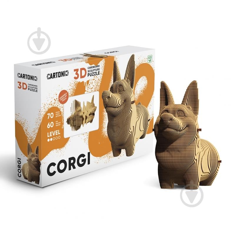 3D-конструктор Cartonic CORGI CARTCORG - фото 1