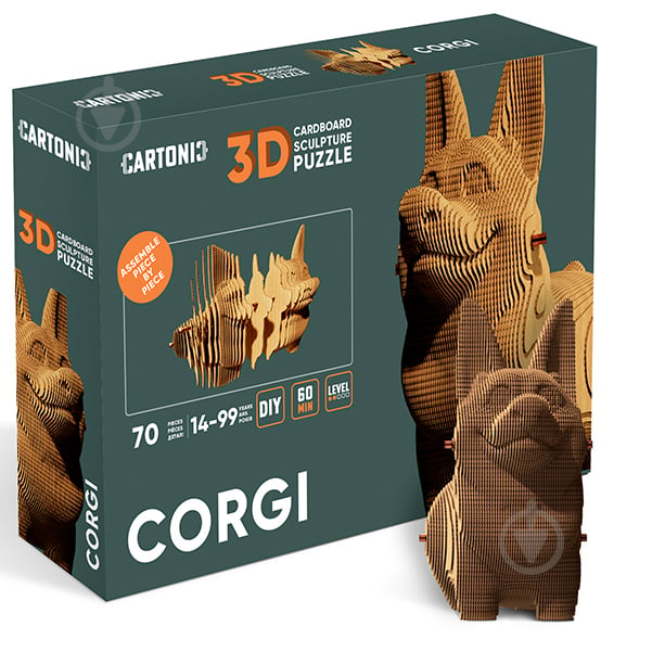 3D-конструктор Cartonic CORGI CARTCORG - фото 1