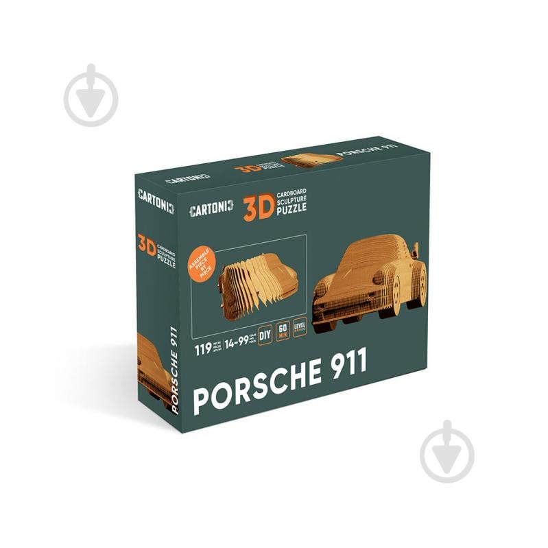 3D-конструктор Cartonic PORSCHE 911 CARTPOR - фото 3