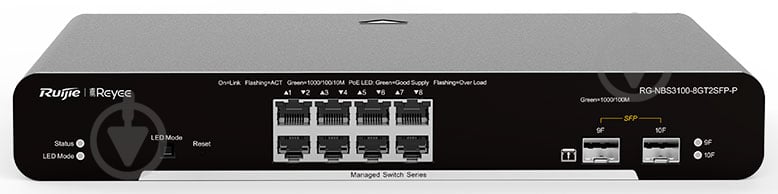 Коммутатор Ruijie RG-NBS3100-8GT2SFP - фото 1