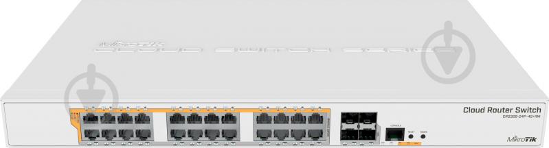 Комутатор Mikrotik CRS328-24P-4S+RM - фото 1