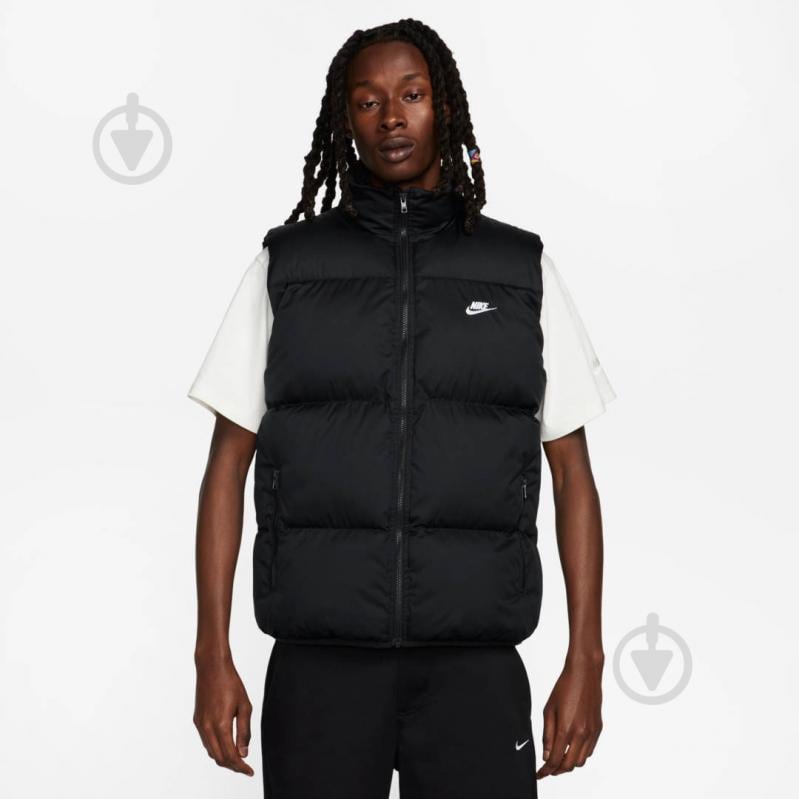 Жилет Nike M NK TF CLUB PUFFER VEST FB7373-010 р.S черный - фото 1