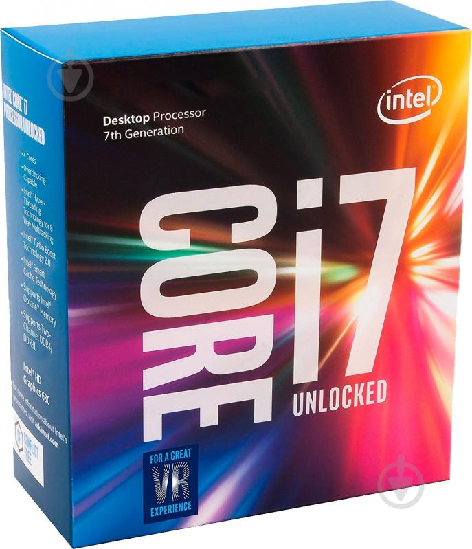 Процесор Intel Core i7-7700K 4,2 GHz Socket 1151 Box (BX80677I77700K) - фото 1