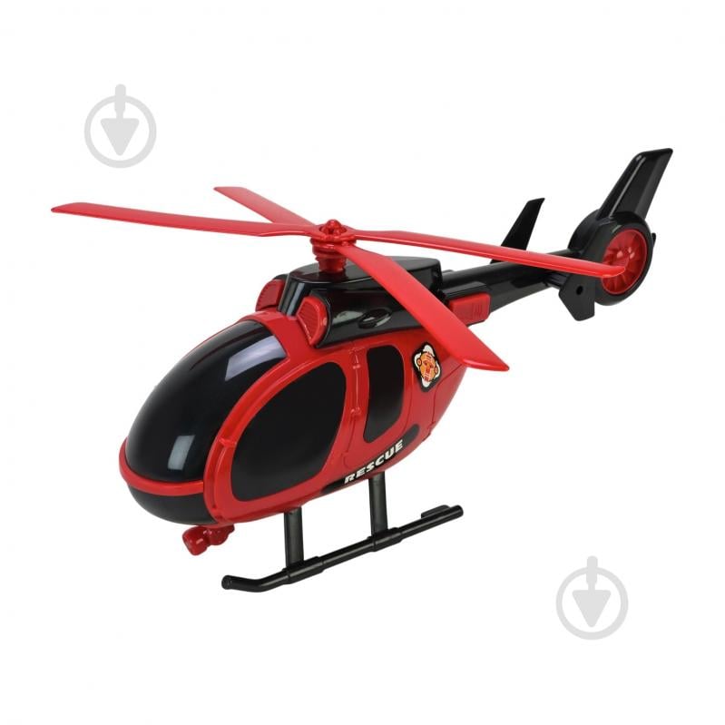 Игровой набор транспорта Shantou Пожарные службы, вертолет и машинка JP588-84A - фото 3