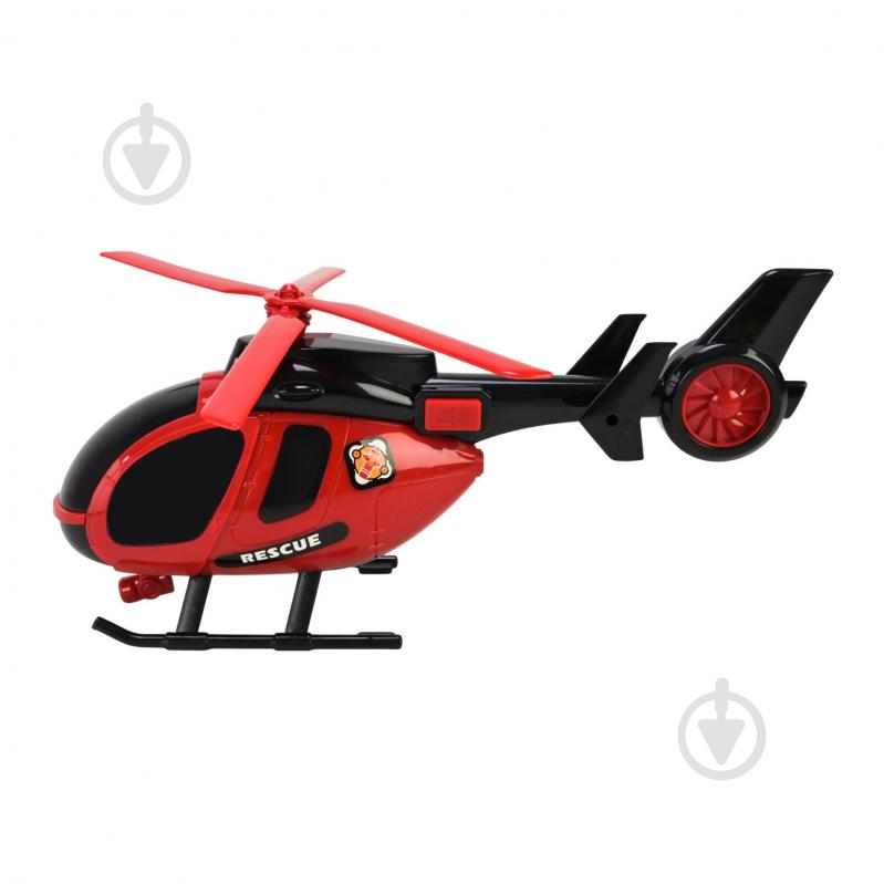 Игровой набор транспорта Shantou Пожарные службы, вертолет и машинка JP588-84A - фото 4