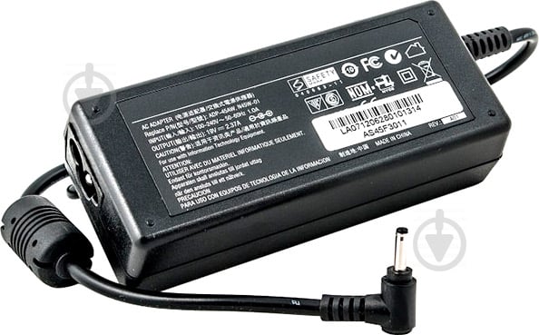 Блок живлення PowerPlant AS45F3011 для Samsung, Asus 220V 45W 19V 2,37A (3,0х1,1) - фото 1