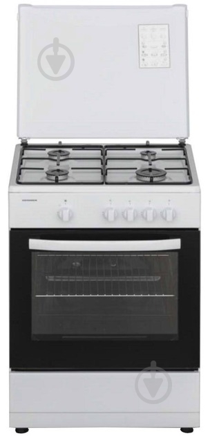 Плита газова Heinner HFSC-SME60WH - фото 1 Плита газова Heinner HFSC-SME60WH - фото 1