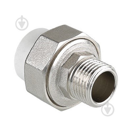 З'єднувач зовнішня Valtec VTp.761.0.02506 PPR роз'ємний з переходом на зовнішню різьбу 25х1 - фото 1 З'єднувач зовнішня Valtec VTp.761.0.02506 PPR роз'ємний з переходом на зовнішню різьбу 25х1 - фото 1