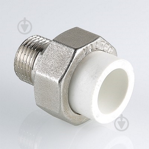 З'єднувач зовнішня Valtec VTp.761.0.02506 PPR роз'ємний з переходом на зовнішню різьбу 25х1 - фото 3 З'єднувач зовнішня Valtec VTp.761.0.02506 PPR роз'ємний з переходом на зовнішню різьбу 25х1 - фото 3