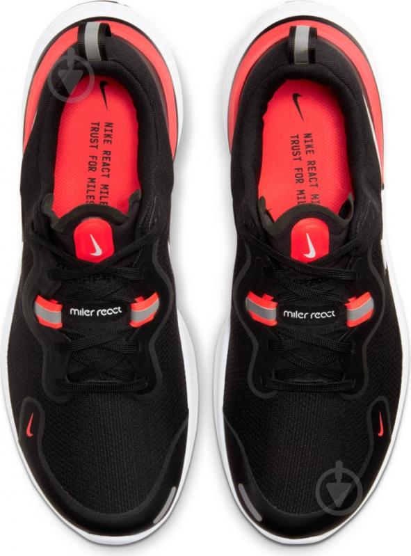 Кросівки чоловічі Nike REACT MILER CW1777-001 р.42,5 чорні - фото 7